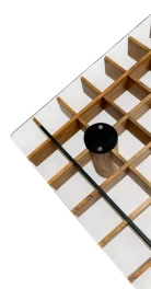 XL Kyoto Graphic Coffee Table by Gianfranco Frattini for Ghianda / Knoll, 1974